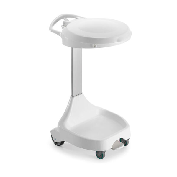 DELTA PORTASACCO 120LT CON RUOTE E PEDALE