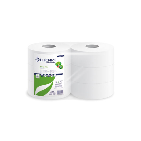 CARTA IGIENICA A ROTOLO MAXI JUMBO ECOLUCART 360