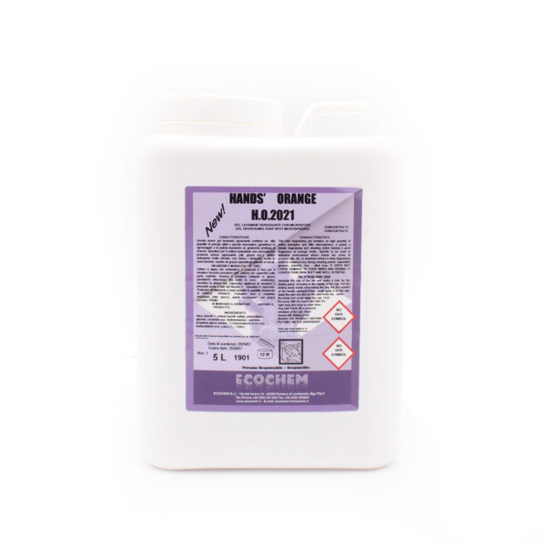 HANDS' ORANGE - GEL LAVAMANI SGRASSANTE 5 LT